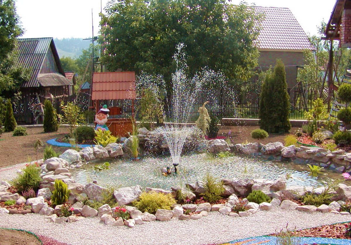 Садовые фонтаны
